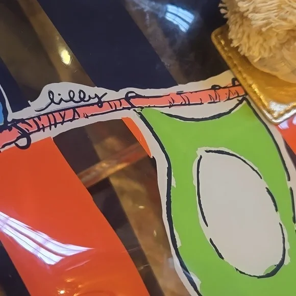 Lilly Pulitzer Shoreline "Raise the Sails" Vinyl Tote Bag - Picture 9 of 14